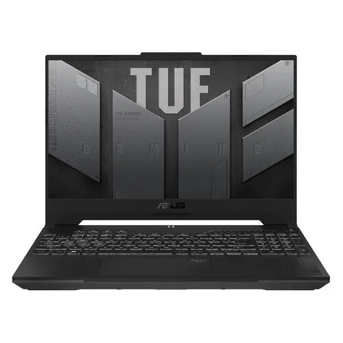 Ноутбук ASUS TUF Gaming F15 FX507VV-LP186, 15.6 (1920x1080) IPS 144 Гц/Intel Core i7-13620H/16 ГБ DDR5/512 ГБ SSD/NVIDIA GeForce RTX 4060 для ноутбуков (8 Гб)/Без системы (90NR0BV7-M00PA0) (серый) 