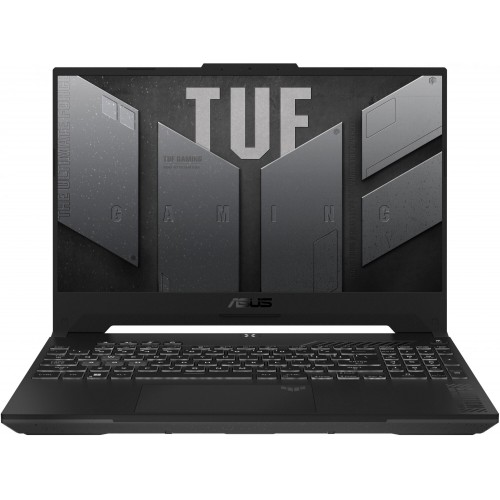 Ноутбук ASUS TUF Gaming F15 FX507ZC4-HN143, 15.6 FHD IPS 144Гц/Intel Core i5-12500H/16ГБ/512ГБ SSD/GeForce RTX 3050 4ГБ/Без ОС (90NR0GW1-M00B40) (серый) 