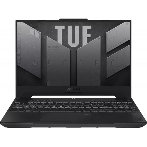 Ноутбук ASUS TUF Gaming F15 FX507ZI4-LP041 Core i7 12700H 32Gb SSD1Tb NVIDIA GeForce RTX4070 8Gb 15.6 IPS FHD (1920x1080) noOS WiFi BT Cam (90NR0FV7-M003H0) (серый) 