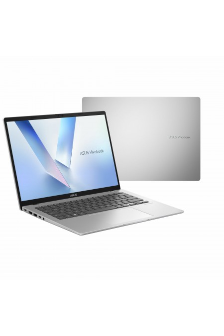 Ноутбук ASUS VivoBook 14 M1407KA AMD Ryzen AI 5 330, 2.0 GHz - 4.5 GHz, 16384 Mb, 14&quot WUXGA 1920x1200, 512 Gb SSD, AMD Radeon 820M, Windows 11 Professional (90NB15H3-M009C0_Win11P) (серебристый) 4