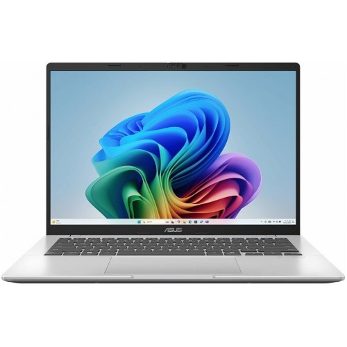 Ноутбук ASUS VivoBook 14 M1407KA-LY028 AMD Ryzen AI 5 340, 2.0 GHz - 4.8 GHz, 16384 Mb, 14 WUXGA 1920x1200, 512 Gb SSD, AMD Radeon 840M, Windows 11 Professional (90NB15H3-M000X0_Win11P) (серебристый) 