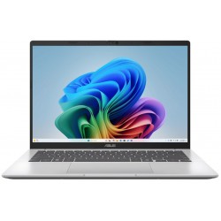 Ноутбук ASUS VivoBook 14 M1407KA-LY125 AMD Ryzen AI 5 330, 2.0 GHz - 4.5 GHz, 16384 Mb, 14&quot WUXGA 1920x1200, 512 Gb SSD, AMD Radeon 820M, No OS (90NB15H3-M006A0) (серебристый)
