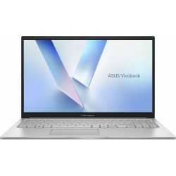 Ноутбук ASUS VivoBook 15 X1504MA-BQ645 Intel Core 5 320, 1.5 GHz - 4.3 GHz, 8192 Mb, 15.6&quot Full HD 1920x1080, 256 Gb SSD, Intel Arc Graphics, DOS (90NB17I2-M01390) (серебристый)
