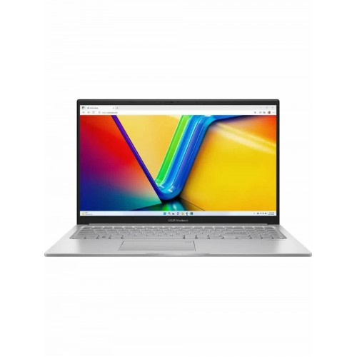 Ноутбук ASUS VivoBook 15 X1504VA-BQ3560 Intel Core 5 120U, 1.4 GHz - 5.0 GHz, 16384 Mb, 15.6 Full HD 1920x1080, 512 Gb SSD, Intel Iris Xe Graphics, No OS (90NB13Y2-M01570) (серебристый) 