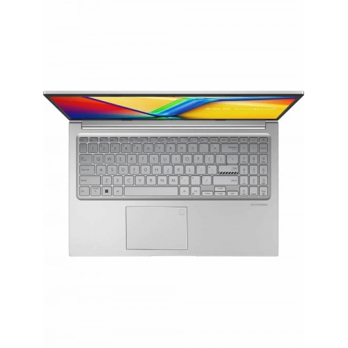 Ноутбук ASUS VivoBook 15 X1504VA-BQ3560 Intel Core 5 120U, 1.4 GHz - 5.0 GHz, 16384 Mb, 15.6 Full HD 1920x1080, 512 Gb SSD, Intel Iris Xe Graphics, No OS (90NB13Y2-M01570) (серебристый) 2
