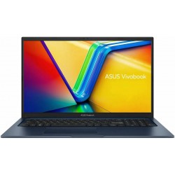 Ноутбук ASUS VivoBook 17 X1704-AU1159, 17.3 (1920x1080) IPS/Intel Core 7 150U/16 ГБ DDR4/512 ГБ SSD/Intel Graphics/Без системы (90NB13X2-M00RH0) (синий)