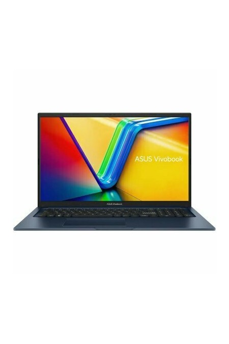 Ноутбук ASUS VivoBook 17 X1704VA-AU1108 Intel Core 7 150U, 1.8 GHz - 5.4 GHz, 16384 Mb, 17.3&amp quot Full HD 1920x1080, 512 Gb SSD, DVD нет, Intel Iris Xe Graphics, No OS (90NB13X2-M00MU0) (синий) 
