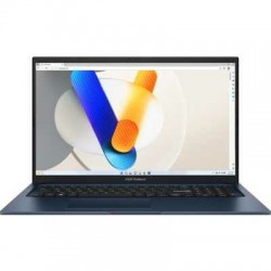 Ноутбук ASUS VivoBook 17 X1704VA-AU1160 Intel Core 5 120U, 1.4 GHz - 5.0 GHz, 16384 Mb, 17.3 Full HD 1920x1080, 512 Gb SSD, Intel Iris Xe Graphics, No OS (90NB13X2-M00RJ0) (синий)