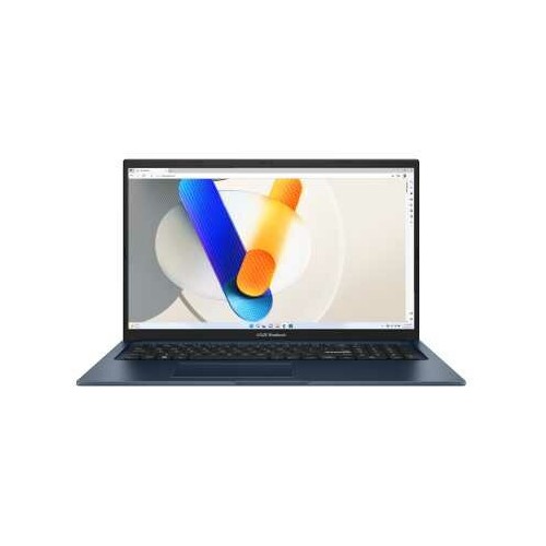 Ноутбук ASUS VivoBook 17 X1704VA-AU778 Intel Core i3 1315U, 1.2 GHz - 4.5 GHz, 16384 Mb, 17.3 Full HD 1920x1080, 512 Gb SSD, DVD нет, Intel UHD Graphics, No OS (90NB10V2-M00VM0) (синий) 
