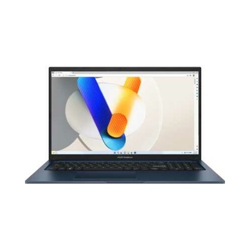 Ноутбук ASUS VivoBook 17 X1704VA-AU853 Intel Core 5 120U, 1.4 GHz - 5.0 GHz, 16384 Mb, 17.3 Full HD 1920x1080, 512 Gb SSD, Intel Iris Xe Graphics, No OS (90NB13X2-M00AT0) (синий) 