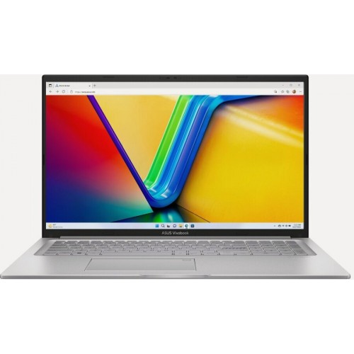 Ноутбук ASUS VivoBook 17 X1704VA-AU893 Intel Core i3 1315U, 1.2 GHz - 4.5 GHz, 16384 Mb, 17.3 Full HD 1920x1080, 512 Gb SSD, Intel UHD Graphics, No OS (90NB10V1-M00WW0) (серебристый) 