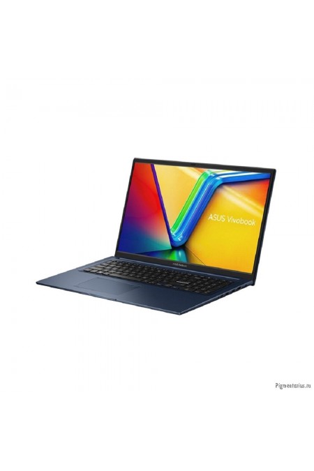 Ноутбук ASUS VivoBook 17 X1704VA-AU982 Intel Core 5 120U, 1.4 GHz - 5.0 GHz, 16384 Mb, 17.3 Full HD 1920x1080, 512 Gb SSD, Intel Iris Xe Graphics, No OS (90NB13X2-M00ML0) (синий) 2