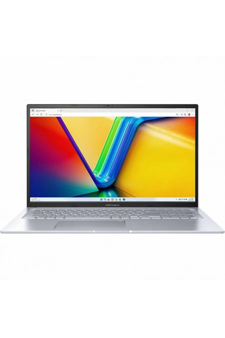 Ноутбук ASUS Vivobook 17X M3704YA-AU159, 17.3 (1920x1080) IPS/AMD Ryzen 5 7430U/16 ГБ DDR4/1024 ГБ SSD/AMD Radeon Graphics/Без системы (90NB1191-M008F0) (серебристый) 