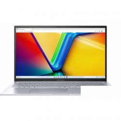 Ноутбук ASUS VivoBook 17X M3704YA-AU161 AMD Ryzen 5 7430U, 2.3 GHz - 4.3 GHz, 16384 Mb, 17.3 Full HD 1920x1080, 512 Gb SSD, AMD Radeon Graphics, No OS (90NB1191-M006W0) (серебристый)