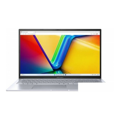 Ноутбук ASUS VivoBook 17X M3704YA-AU161 AMD Ryzen 5 7430U, 2.3 GHz - 4.3 GHz, 16384 Mb, 17.3 Full HD 1920x1080, 512 Gb SSD, AMD Radeon Graphics, No OS (90NB1191-M006W0) (серебристый) 