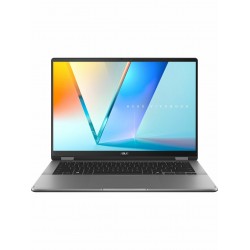 Ноутбук ASUS VivoBook Flip 14 TP3407SA-QL055W Intel Core Ultra 7 256V, 2.2 GHz - 4.8 GHz, 16384 Mb, 14 WUXGA 1920x1200, 1000 Gb SSD, DVD нет, Intel Arc Graphics 140V, Windows 11 Home (90NB14Y1-M00690) (серый)