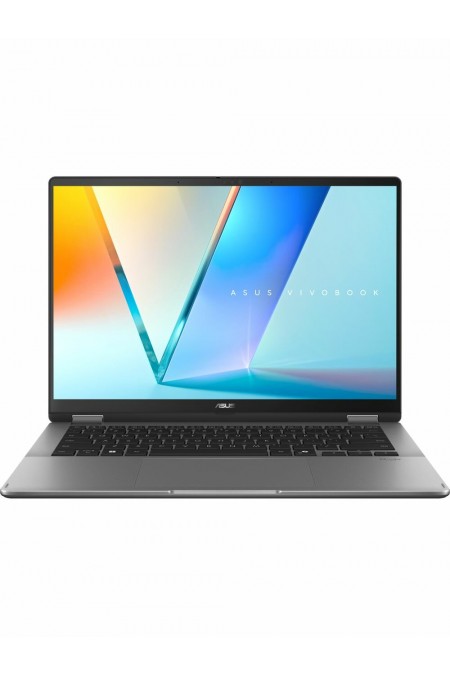 Ноутбук ASUS VivoBook Flip 14 TP3407SA-QL055W Intel Core Ultra 7 256V, 2.2 GHz - 4.8 GHz, 16384 Mb, 14 WUXGA 1920x1200, 1000 Gb SSD, DVD нет, Intel Arc Graphics 140V, Windows 11 Home (90NB14Y1-M00690) (серый) 