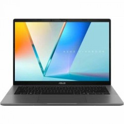 Ноутбук ASUS VivoBook S 14 M3407HA AMD Ryzen 7 260, 3.8 GHz - 5.1 GHz, 16384 Mb, 14&quot WUXGA 1920x1200, 512 Gb SSD, AMD Radeon 780M, Без системы (90NB16E1-M00310) (серый)