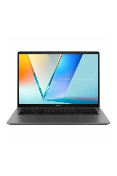 Ноутбук ASUS VivoBook S 14 M3407HA AMD Ryzen 7 260, 3.8 GHz - 5.1 GHz, 16384 Mb, 14&quot WUXGA 1920x1200, 512 Gb SSD, AMD Radeon 780M, Без системы (90NB16E1-M00310) (серый) 
