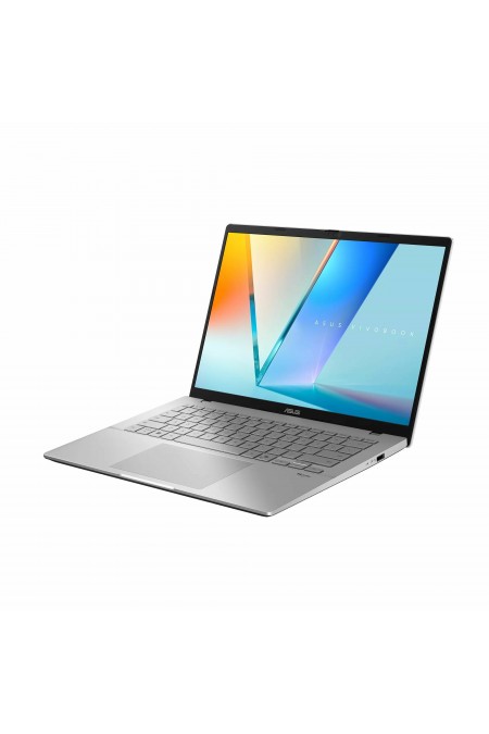 Ноутбук ASUS VivoBook S 14 M3407HA AMD Ryzen 7 260, 3.8 GHz - 5.1 GHz, 16384 Mb, 14&quot WUXGA 1920x1200, 512 Gb SSD, AMD Radeon 780M, Без системы (90NB16E2-M00320) (серебристый) 2