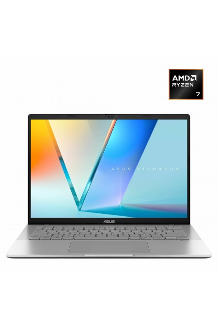 Ноутбук ASUS VivoBook S 14 OLED M3407HA-SF065 AMD Ryzen 5 220, 3.2 GHz - 4.9 GHz, 16384 Mb, 14 WUXGA 1920x1200, 512 Gb SSD, AMD Radeon 740M, No OS (90NB16E2-M004J0) (серебристый) 