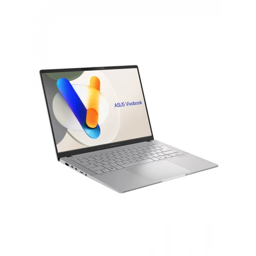 Ноутбук ASUS VivoBook S 14 OLED M5406WA-QD127 AMD Ryzen AI 9 365, 2.0 GHz - 5.0 GHz, 24576 Mb, 14.0 2.8K OLED 1920x1200, 1000 Gb SSD, DVD нет, AMD Radeon 880M, No OS (90NB14P1-M007L0) (серебристый) 6