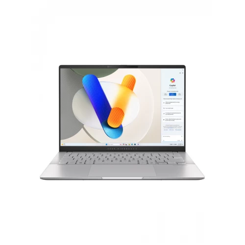 Ноутбук ASUS VivoBook S 14 OLED M5406WA-QD127 AMD Ryzen AI 9 365, 2.0 GHz - 5.0 GHz, 24576 Mb, 14.0 2.8K OLED 1920x1200, 1000 Gb SSD, DVD нет, AMD Radeon 880M, No OS (90NB14P1-M007L0) (серебристый) 9