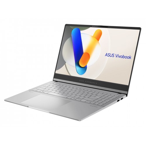 Ноутбук ASUS VivoBook S 15 OLED M5506NA-MA013 AMD Ryzen 5 7535HS, 3.3 GHz - 4.55 GHz, 16384 Mb, 15.6 2.8K 2880x1620, 1000 Gb SSD, DVD нет, AMD Radeon 660M, No OS (90NB14D3-M004S0) (серебристый) 2