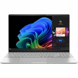 Ноутбук ASUS VivoBook S 15 OLED S5507QA-MA006W Qualcomm Snapdragon X Elite (X1E-78-100), 3.4 GHz, 16384 Mb, 15.6 3K OLED 2880x1620, 1000 Gb SSD, DVD нет, Qualcomm Adreno, Windows 11 Home (90NB14Q2-M005E0) (серебристый)
