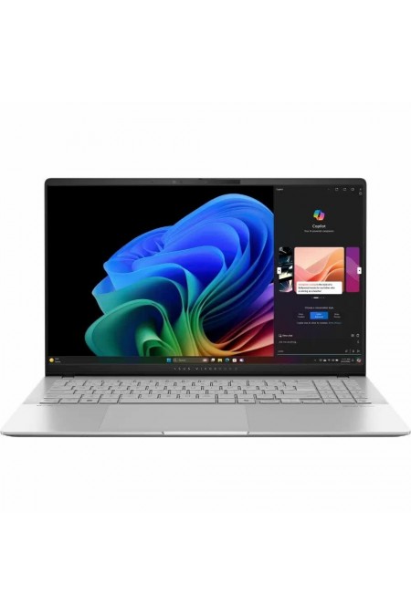 Ноутбук ASUS VivoBook S 15 OLED S5507QA-MA006W Qualcomm Snapdragon X Elite (X1E-78-100), 3.4 GHz, 16384 Mb, 15.6 3K OLED 2880x1620, 1000 Gb SSD, DVD нет, Qualcomm Adreno, Windows 11 Home (90NB14Q2-M005E0) (серебристый) 