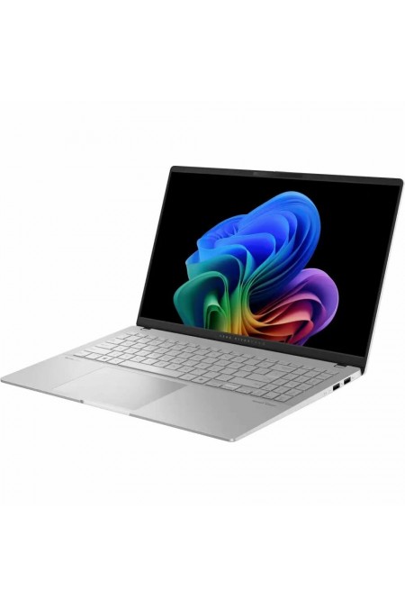 Ноутбук ASUS VivoBook S 15 OLED S5507QA-MA006W Qualcomm Snapdragon X Elite (X1E-78-100), 3.4 GHz, 16384 Mb, 15.6 3K OLED 2880x1620, 1000 Gb SSD, DVD нет, Qualcomm Adreno, Windows 11 Home (90NB14Q2-M005E0) (серебристый) 3