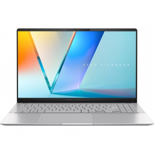 Ноутбук ASUS Vivobook S 15 OLED S5507QA-MA052W Snapdragon X Elite X1E 78 100 32Gb SSD1Tb Qualcomm Adreno 15.6 OLED 3K (2880x1620) Windows 11 Home WiFi BT Cam (90NB14Q2-M00630) (серебристый) 