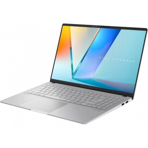 Ноутбук ASUS Vivobook S 15 OLED S5507QA-MA052W Snapdragon X Elite X1E 78 100 32Gb SSD1Tb Qualcomm Adreno 15.6 OLED 3K (2880x1620) Windows 11 Home WiFi BT Cam (90NB14Q2-M00630) (серебристый) 2