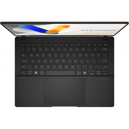 Ноутбук ASUS VivoBook S14 OLED M5406NA-QD079 AMD Ryzen 5 7535HS, 3.3 GHz - 4.55 GHz, 16384 Mb, 14 WUXGA 1920x1200, 512 Gb SSD, AMD Radeon 660M, No OS (90NB1493-M003M0) (черный) 2