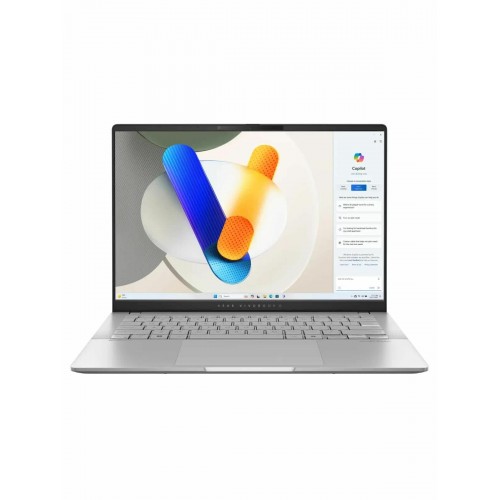 Ноутбук ASUS VivoBook S14 OLED M5406NA-QD080 AMD Ryzen 5 7535HS, 3.3 GHz - 4.55 GHz, 16384 Mb, 14 WUXGA 1920x1200, 512 Gb SSD, AMD Radeon 660M, No OS (90NB1491-M003N0) (серебристый) 