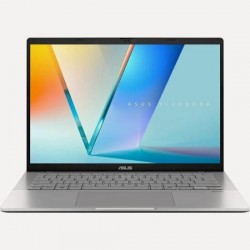 Ноутбук ASUS VivoBook S14 S3407CA-LY098 Intel Core Ultra 5 225H, 1.7 GHz - 4.9 GHz, 16384 Mb, 14 WUXGA 1920x1200, 512 Gb SSD, Intel Arc Graphics, No OS (90NB16J1-M00770) (серебристый)