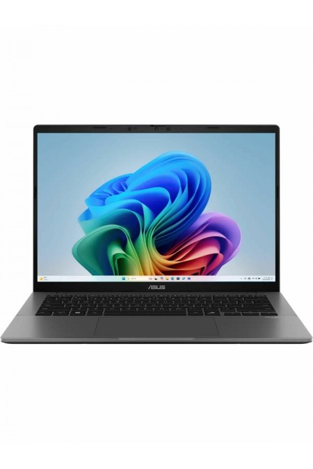 Ноутбук ASUS VivoBook S14 S3407QA-SF044W Qualcomm Snapdragon X X1-26-100, 2.97 GHz - 3.4 GHz, 16384 Mb, 14 WUXGA 1920x1200, 1000 Gb SSD, DVD нет, Qualcomm Adreno, Windows 11 Home (90NB16B2-M004B0) (серый) 