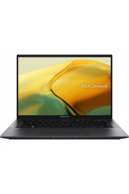Ноутбук ASUS Zenbook 14 UM3402YA-KP854 Ryzen 5 7430U 16Gb SSD512Gb AMD Radeon 14 IPS WQXGA (2560x1600) noOS WiFi BT Cam Bag (90NB0W95-M01KZ0) (черный) 