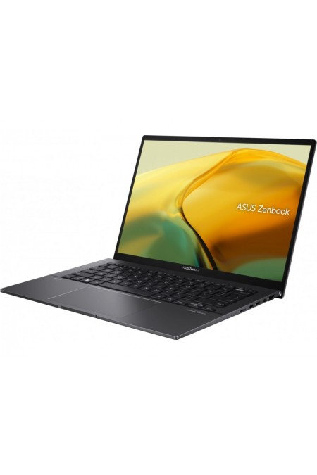 Ноутбук ASUS Zenbook 14 UM3402YA-KP854 Ryzen 5 7430U 16Gb SSD512Gb AMD Radeon 14 IPS WQXGA (2560x1600) noOS WiFi BT Cam Bag (90NB0W95-M01KZ0) (черный) 2
