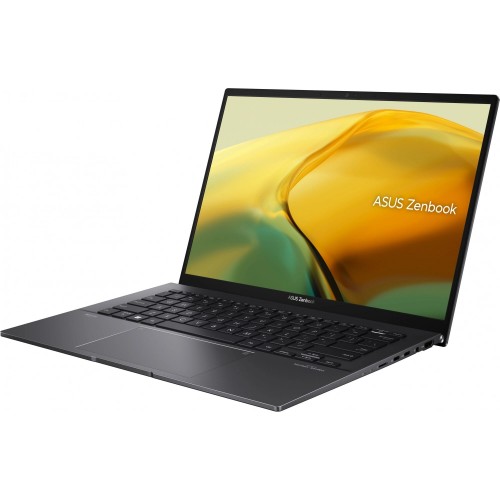 Ноутбук ASUS Zenbook 14 UM3402YA-KP854 Ryzen 5 7430U 16Gb SSD512Gb AMD Radeon 14 IPS WQXGA (2560x1600) noOS WiFi BT Cam Bag (90NB0W95-M01KZ0) (черный) 7