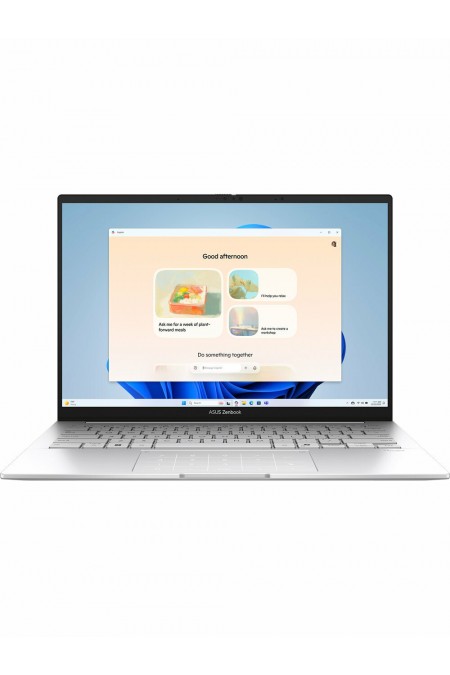 Ноутбук ASUS ZenBook 14 UX3405CA-QL573 Intel Core Ultra 5 225H, 1.7 GHz - 4.9 GHz, 16384 Mb, 14 WUXGA 1920x1200 OLED Touch, 1000 Gb SSD, Intel Arc Graphics, No OS (90NB14W4-M00UF0) (серебристый) 