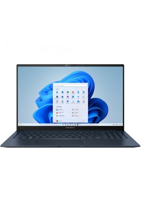 Ноутбук ASUS Zenbook 15 OLED UM3504DA-MA432, 15.6 (2880x1620) OLED 120Гц/AMD Ryzen 5 7535U/16ГБ LPDDR5/512ГБ SSD/Radeon Graphics/Без ОС (90NB1161-M00KL0) (синий) 