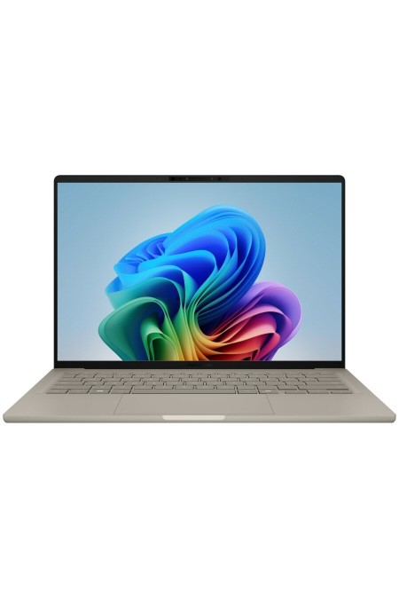 Ноутбук ASUS ZenBook A14 UX3407QA-QD197W Qualcomm Snapdragon X X1-26-100, 2.97 GHz, 16384 Mb, 14 WUXGA OLED 1920x1200, 512 Gb SSD, Qualcomm Adreno, Windows 11 Home (90NB1501-M00850) (бежевый) 