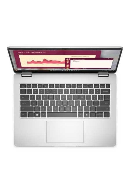 Ноутбук DELL Pro 14 Intel Core 7 255U, 1.7 GHz - 4.7 GHz, 16384 Mb, 14&quot FHD+ 1920x1200, 512 Gb SSD, Intel Graphics, Linux (Pro14-7653) (серебристый) 2