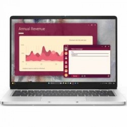 Ноутбук Dell Pro 14 Intel Core Ultra 5 235U, 2.0 GHz - 4.9 GHz, 16384 Mb, 14 FHD+ 1920x1200, 512 Gb SSD, Intel Arc Graphics, Windows 11 Professional (Pro14-5655) (серебристый)
