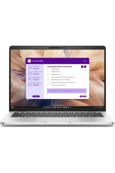 Ноутбук Dell Pro 14 Plus Intel Core Ultra 7 266V, 2.2 GHz - 5.0 GHz, 16384 Mb, 14&amp quot FHD+ 1920x1200, 1000 Gb SSD, Intel Arc 140V, Windows 11 Professional (Pro14Plus-7613_Win11P) (серебристый) 