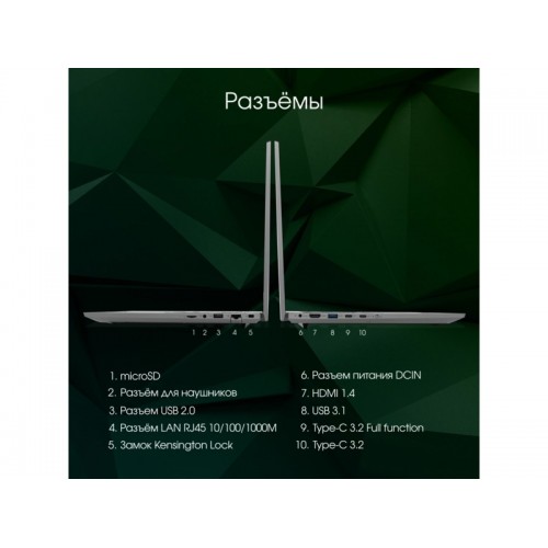 Ноутбук Digma Pro Fortis M AMD Ryzen 7 5825U, 2.0 GHz - 4.5 GHz, 16384 Mb, 15.6 Full HD 1920x1080, 512 Gb SSD, AMD Radeon Graphics, Windows 11 Professional (DN15R7-ADXW04) (серый) 7