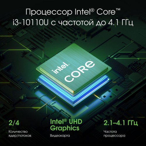 Ноутбук Digma Pro Fortis M Core i3 10110U 16Gb SSD512Gb Intel UHD Graphics 15.6 IPS FHD (1920x1080) Windows 11 Professional WiFi BT Cam 4250mAh (DN15P3-ADXW02) (серый) 3