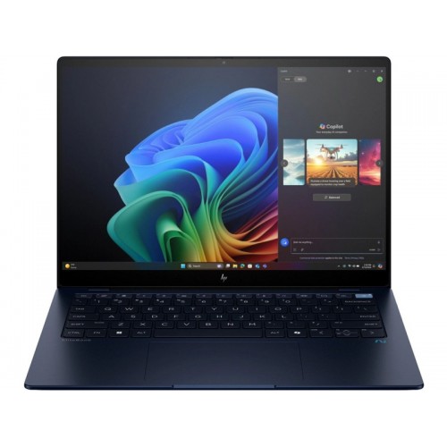 Ноутбук HP EliteBook Ultra G1q8 14 Qualcomm Snapdragon X Plus X1P-42-100, 3.4 GHz - 4.5 GHz, 16384 Mb, 14&quot 2.2K 2240x1400, 512 Gb SSD, Qualcomm Adreno, Windows 11 Professional (9M4E6AT) (синий) 