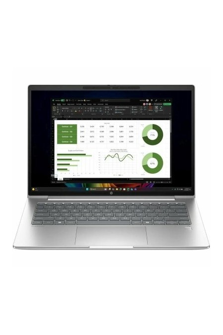 Ноутбук HP ProBook 4 G1q 14 Qualcomm Snapdragon X X1-26-100, 2.97 GHz, 16384 Mb, 14 Full HD 1920x1080, 512 Gb SSD, Qualcomm Adreno, Windows 11 Professional (B39XGAT) (серебристый) 